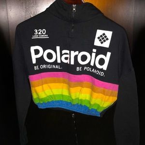Polaroid Crop Sweater